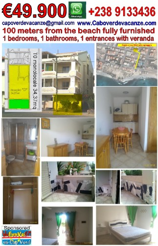49900 € oasis T0 M2 44,17 CON VERANDA eeevai.com caboverdevacanze vacaciones en Cabo Verde